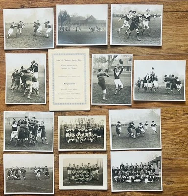 1926 Bank Of England V USB France Rugby/Football Programme & Photos 27/03/1926 - Image 1 of 3