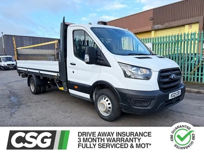 2021 FORD TRANSIT 350 ECOBLUE LEADER DROP SIDE WITH TAIL LIFT LWB - Image 1 of 4