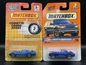 Matchbox Stars Stripes Corvette Grand Sport & Blue W/white Stripe Grand Sport - Picture 1 of 5