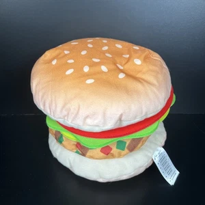 Melissa & Doug 7" Hamburger Cheeseburger Buildable Plush  9"Dia  Burger Only - Picture 1 of 7