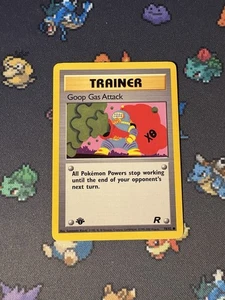 Pokémon Cards Goop Gas Attack 78/82 Team Rocket FIRST EDITION - (LP) - Picture 1 of 3