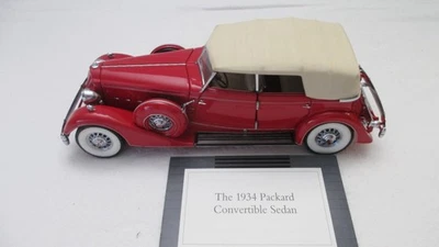 Packard 1934 sedán convertible escala 1:24 diecast Franklin como nuevo Foto 1 de 4