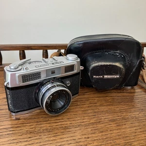 Rank Mamiya Rangefinder Compact 35mm Film Camera, Working + Case, C1960s - Bild 1 von 17
