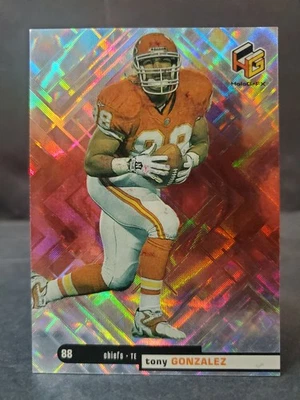 Tony Gonzalez 1999 Upper Deck HoloGrFX Football Card #28 HOF! - Image 1 of 2