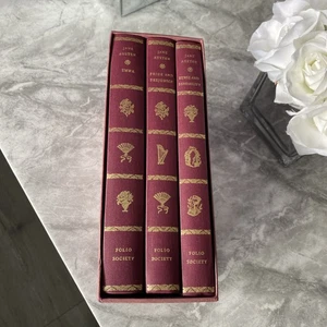 Jane Austen Three Classic Hardback Novels Folio Society Set 1997 Collectible - Picture 1 of 5