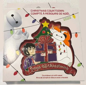 Baymax, Hiro and Mochi Christmas Countdown Jumbo Boxed Disney Pin O01 - Bild 1 von 4
