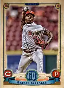 2019 Topps Gypsy Queen #157 Raisel Iglesias Cincinnati Reds Baseball Card - Picture 1 of 2