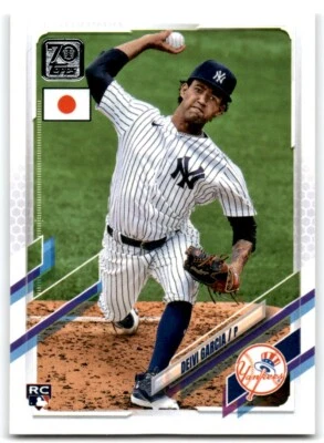 2021 TOPPS JAPAN EDITION DEIVI GARCIA RC NEW YORK YANKEES #212 - Image 1 of 2