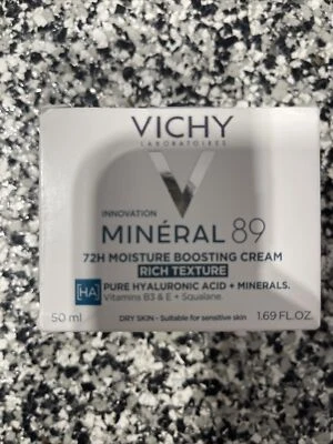 VICHY MINERAL 89 72H CREMA HIDRATANTE TEXTURA RICA 1,69 OZ EN CAJA Foto 1 de 2
