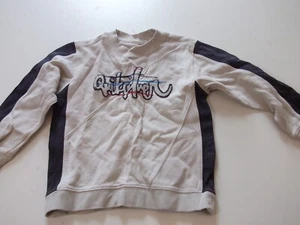 Sudadera Quiksilver Niños Edad 6 Años Piedra y Azul Clásica Surfer Cuello Redondo - Imagen 1 de 4