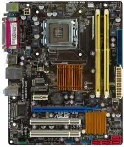 Asus P5QPL-AM LGA775 2x DDR2 PCI PCIe SATA mATX - Picture 1 of 2
