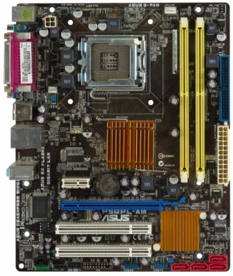 Asus P5QPL-AM LGA775 2x DDR2 PCI PCIe SATA mATX - Image 1 of 2
