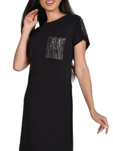 Vestido Frank Lyman negro estilo 221016 - Imagen 1 de 1