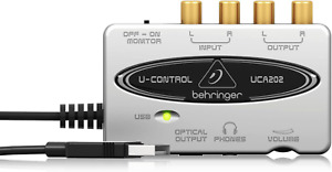 Behringer UCA202 U-Control Ultra low-latency 2 In/2 Out USB/Audio Interface