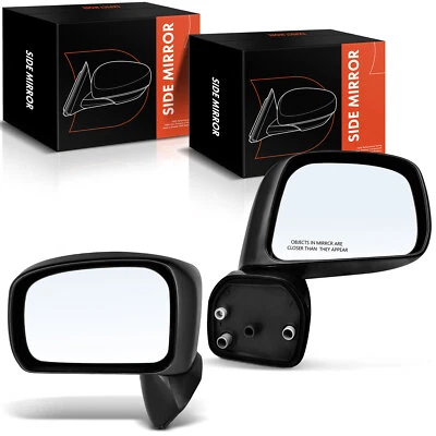 Espejo retrovisor ajuste manual de vidrio 2 piezas con plegado manual para Nissan Versa Base 2009-2011 Foto 1 de 4