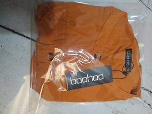 Womens Boohoo Plus Button Front Smock Dress Size 20 Mustard New - Picture 1 of 8