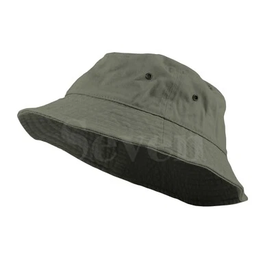 Sombrero de cubo Gorra Algodón Pesca Boonie Ala Visera Sol Safari Verano Hombres Camping Foto 1 de 3