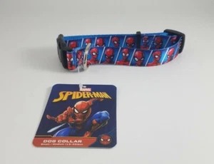 Spider Man theme Dog Collar For Small / Medium Dogs 15-35 pounds - Picture 1 of 3