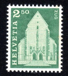 1967 Switzerland SC# 454 - St. Oswald Church - M-NH - Picture 1 of 1