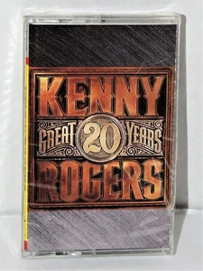 NEW & SEALED 20 Great Years Greatest Hits Kenny Rogers Cassette Tape  - Picture 1 of 4
