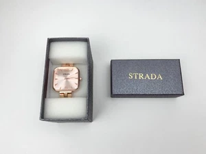 STRADA Japanese Movement Watch for Rose Pink Dial - Picture 1 of 3