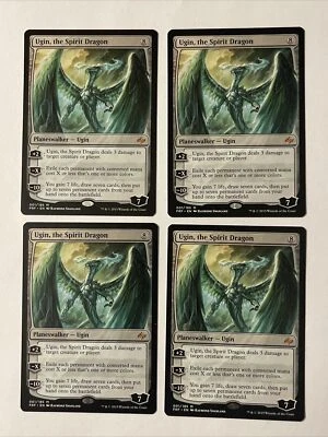 MTG - 4x COPIES of Ugin, the Spirit Dragon, Fate Reforged 001/185 Regular Mythic - Image 1 of 2