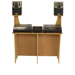 DJ Deck stand Record Deck Furniture Desk Table Stand Inc Speaker stands (D1/SS) - Picture 1 of 2