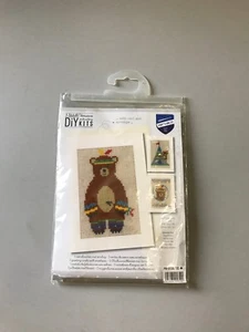 Bear Cross Stitch kit, cute bear cross stitch kit, cross stitch card kit,NIP kit - Picture 1 of 7