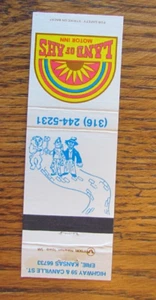 COPERTINA LIBRO FIAMMIFERI MAGO DI OZ: LAND OF AH'S MOTOR INN ERIE, KANSAS MATCHCOVER C4 - Foto 1 di 2