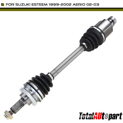Nuevo conjunto de eje CV para Suzuki Aerio 2002-2003 Esteem L4 1,8 L delantero derecho Foto 1 de 4