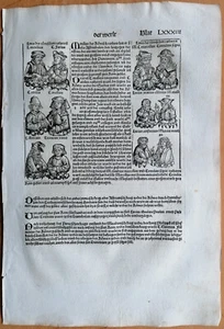 Schedel Original Incunable Leaf Kings Antiochus Demetrius - 1493 - Picture 1 of 2