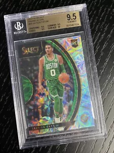 Jayson Tatum RC 2017-18 Select Prizms Scope BGS 9.5 True Gem + With 10 Sub Grade - Picture 1 of 1
