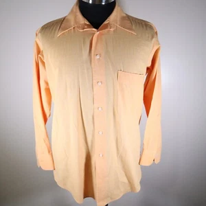 Conte di Milano Shirt Mens 15 32/33 Casual Pocket Button Up Plaid Long Sleeve - Picture 1 of 8