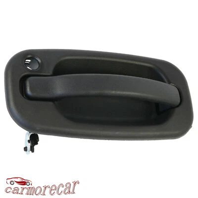 Outside Door Handle Front Left Black For 2001-2006 Chevrolet Silverado 2500 HD - Image 1 of 4