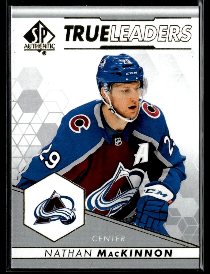 2022-23 SP Authentic True Leaders Nathan MacKinnon #TL-18 - Image 1 of 2