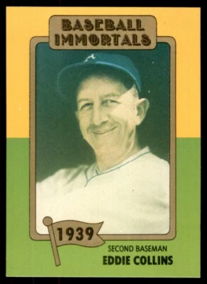 1980 SSPC HOF - 1ST PRINTING - #18 EDDIE COLLINS PHILADELPHIA ATHLETICS - Image 1 of 2