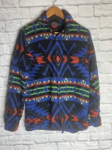 Polo Ralph Lauren Southwestern Western Navajo Indian Aztec Jacket Shirt Small - Picture 1 of 4