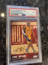 2015-16 Panini Hot Signatures Facsimile Kobe Bryant #13 PSA 9