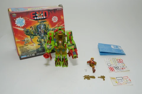 1993 Playmates Exo-Squad Alec Deleon W/ Field Communications E-Frame Cover