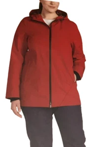 NWT Pendleton Women's Tape Seam Hooded Rain Jacket Red Size S $200 9D009 - Picture 1 of 2