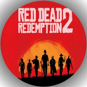 Colocador de tartas cumpleaños imagen de tartas fondant oblate Red Dead Redemption L1 - Imagen 1 de 1