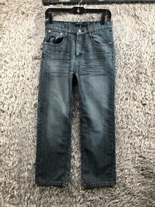 Old Skool Straight Jeans Boys Size 16 Blue Medium Wash - Picture 1 of 12