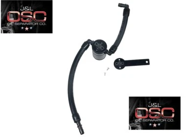 Separador de aceite J&L/JLT Billet Black Catch Can 2019-23 Dodge Ram 1500 V8 5,7 Hemi Foto 1 de 2