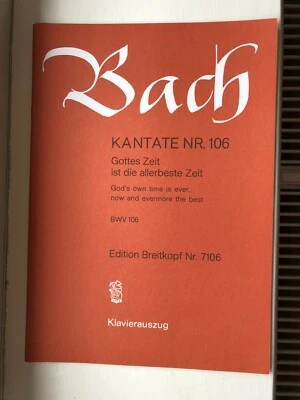 JS Bach: Cantata BWV 106 - Gottes Zeit ist die allerbeste Zeit - Image 1 of 3