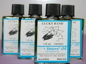 Lucky Hand Magickal Oil (1) 4DRMs Money, Games Of Chance, Santeria, Hoodoo, - Picture 1 of 3