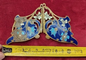 Vintage Art Nouveau Enamel Belt Sash Buckle Clasp. - Picture 1 of 5