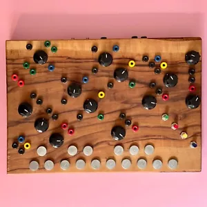 Custom Korg Volca Modular Banana Mod | MIDI | Olive Wood | Handmade Synthesizer - Bild 1 von 16
