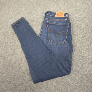 Levi's Jeans Womens 29 Blue Denim 710 Super Skinny Zip Fly Casual Size 29x29 - Picture 1 of 13