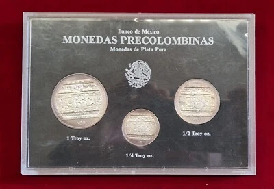 Messico - Monedas Precolombinas - 1993 - Argento once - Immagine 1 di 2