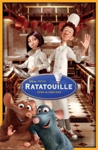 DISNEY RATATOUILLE POSTER - GROUP CAST KITCHEN POSE - Picture 1 of 1